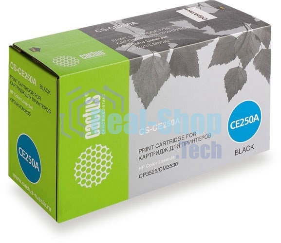Картридж лазерный Cactus CS-CE250A черный (5000 стр.) для HP Сolor LaserJet CP3525/CM3530