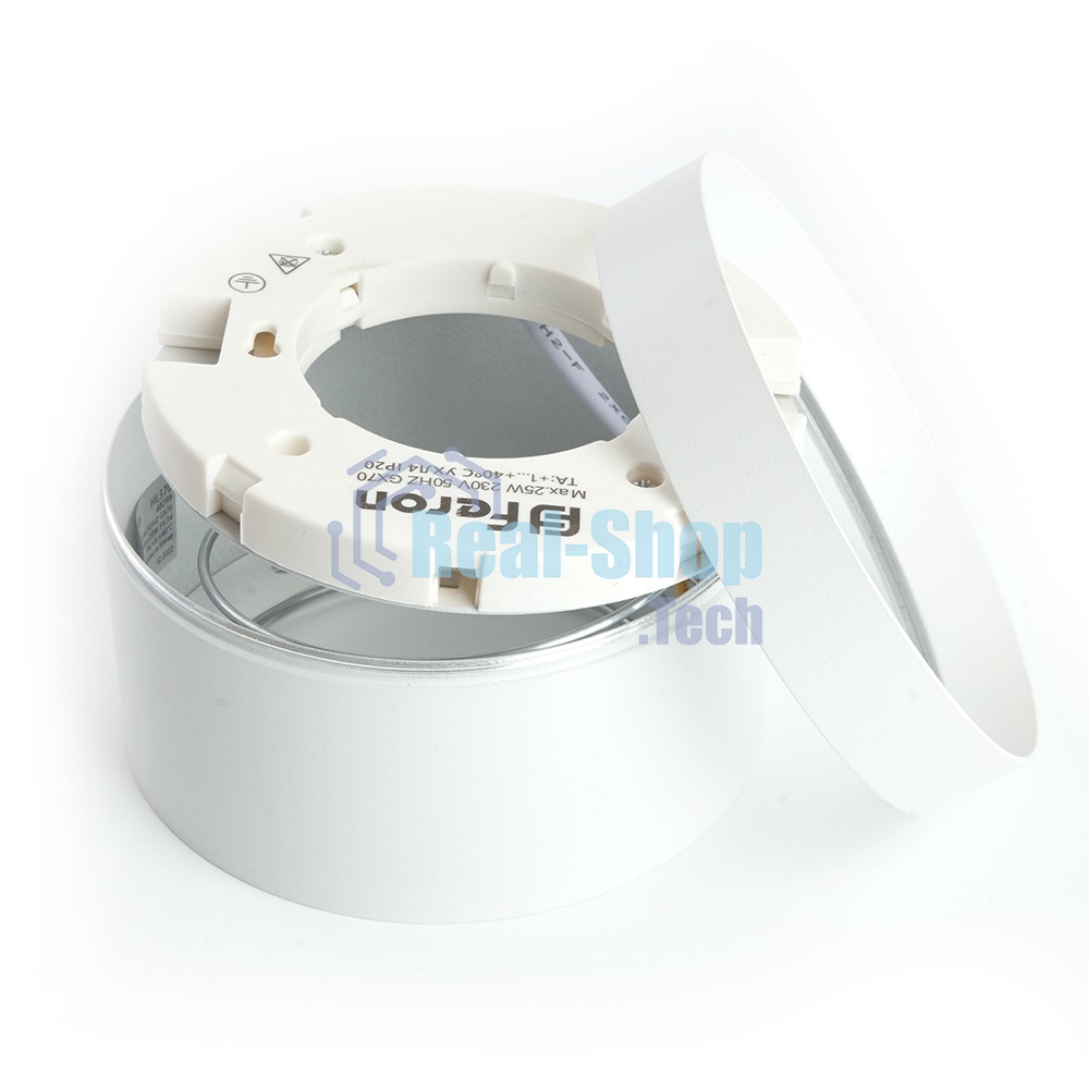 Светильник Feron HL370 ДПО-25w GX70 без лампы белый