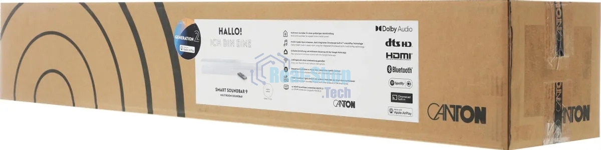Саундбар Canton Smart Soundbar 9 2.1 300Вт белый