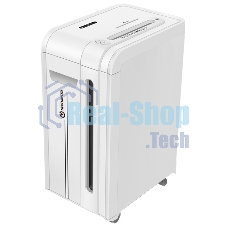 Шредер New United Etalon ET-25C Force белый (секр.P-4)/перекрестный/25лист./34лтр./скрепки/скобы/пл.карты/CD