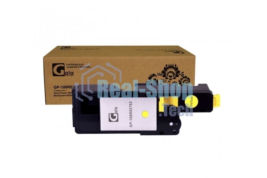 Картридж лазерный GalaPrint GP-106R02762 желтый (1000 стр) для Xerox Phaser 6020/6022/WorkCentre 6025/6027/6020BI/6022NI/6025BI/6027NI