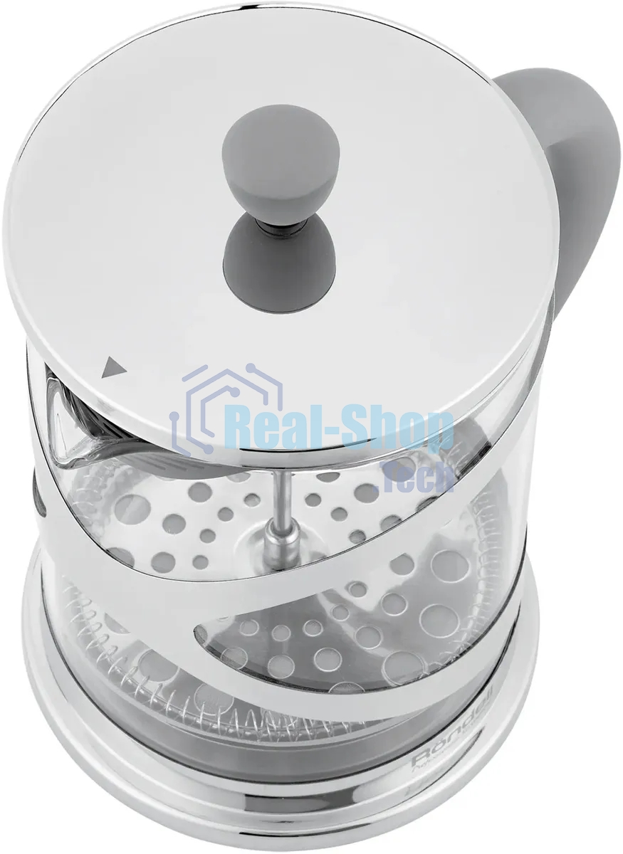 Френч-пресс Rondell Crystal Grey RDS-1669 (ST) стальной