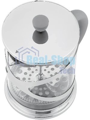 Френч-пресс Rondell Crystal Grey RDS-1669 (ST) стальной
