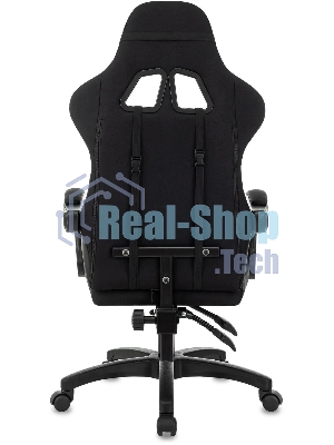 Кресло Zombie Void черный/серый, экокожа, 120 кг, механизм качания