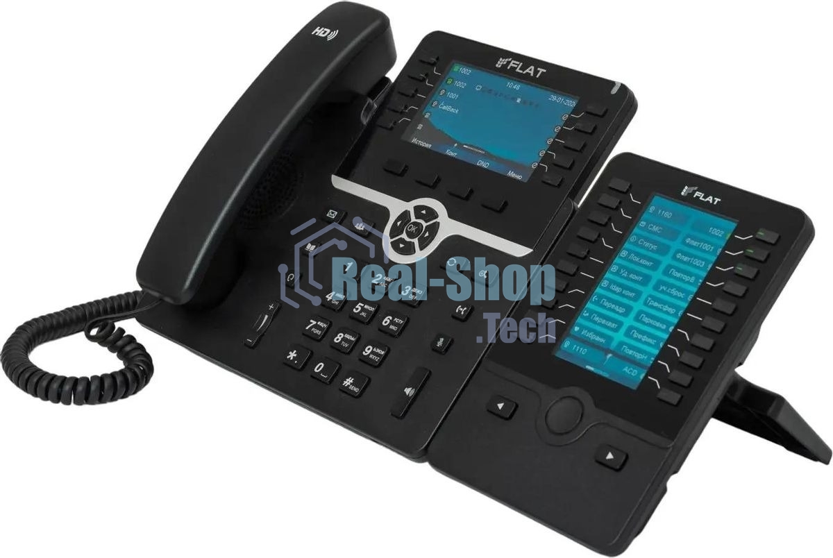 Телефон IP Флат Flat-Phone-B10 черный