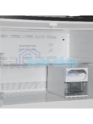 Холодильник Hitachi R-W660PUC7 GGR серый двухкамерный 396/144л морозилка сверху No Frost, Side by Side