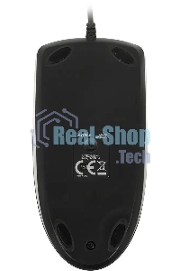 Мышь проводная A4Tech OP-530NU черный, 1200 dpi, USB, кнопки - 3