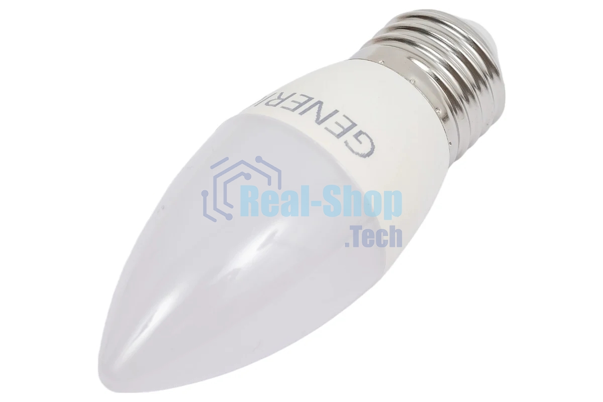 Лампа светодиодная GENERICA LL-C35-10-230-40-E27-G C35 10 Вт свеча 4000К E27 230В