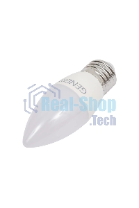 Лампа светодиодная GENERICA LL-C35-10-230-40-E27-G C35 10 Вт свеча 4000К E27 230В