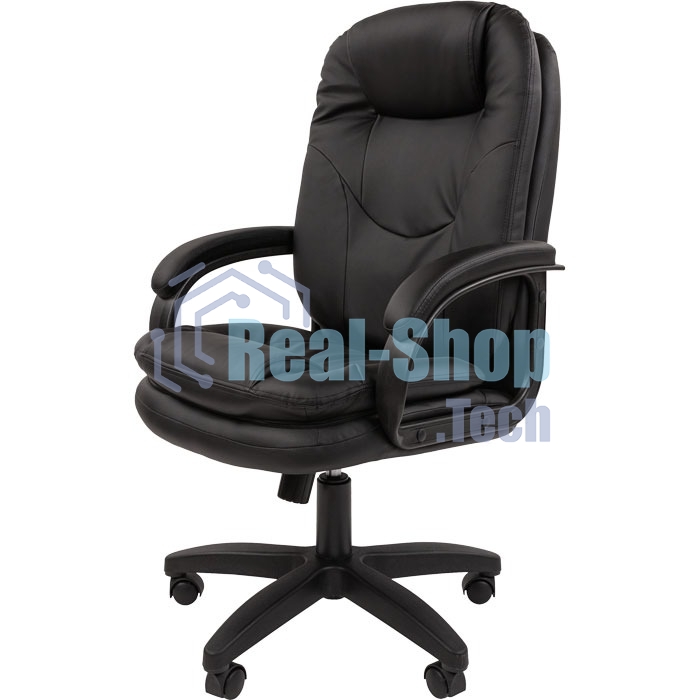 Кресло офисное Chairman 668 LT NEW экопремиум, черный
