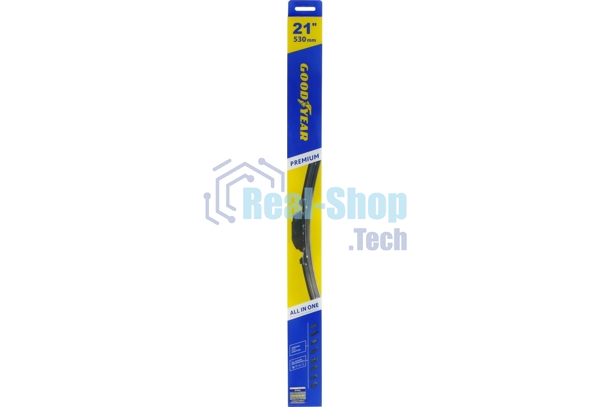 Щетка стеклоочистителя GOODYEAR GY000441 PREMIUM 21''/53см бескаркасная