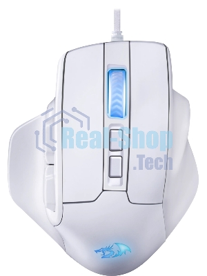 Мышь проводная REDRAGON Bullseye белый, 12400 dpi, USB, кнопки - 8