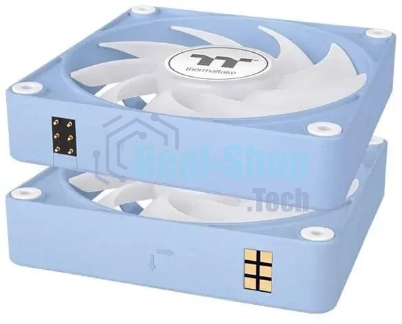 Вентилятор для корпуса Thermaltake CT140 EX Sync Hydrangea ARGb 140х140x25 синий (упаковка 3шт) CL-F197-PL14BU-A