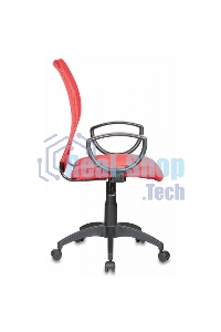 Кресло компьютерное Бюрократ Ch-599/R/TW-97N спинка сетка красный TW-35N, сиденье красный TW-97N