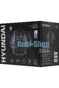Чайник электрический Hyundai HYK-S5500 0.7 л, 1000 Вт, черный