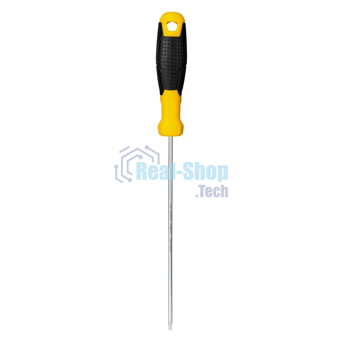 Отвертка шлицевая Deli DL6331501 3х150мм CR-V, Двухкомпонентная ручка. Хромированная