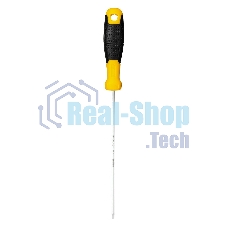 Отвертка шлицевая Deli DL6331501 3х150мм Материал: CR-V. Двухкомпонентная ручка. Хромированная