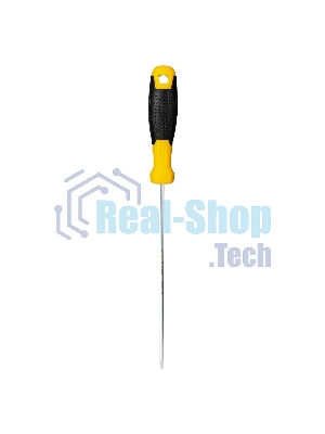 Отвертка шлицевая Deli DL6331501 3х150мм CR-V, Двухкомпонентная ручка. Хромированная