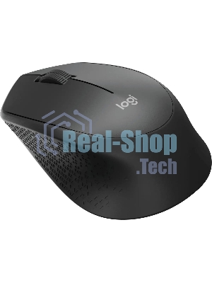Мышь беспроводная Logitech M280 черный, 1000 dpi, радиоканал, USB, кнопки - 3