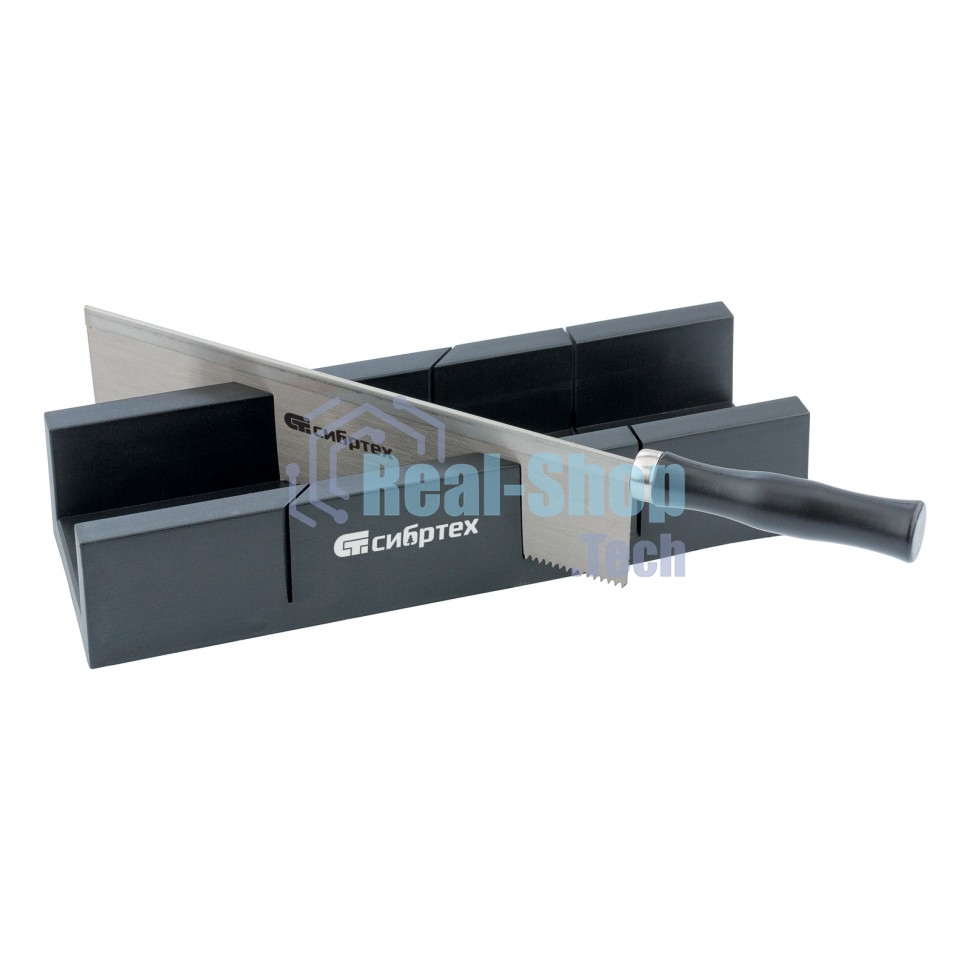 Стусло пластиковое Сибртех 300х60 мм, пила 250 мм