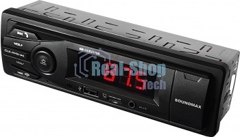 Автомагнитола Soundmax SM-CCR3179B, 1 DIN, Bluetooth, USB Type-A, AUX