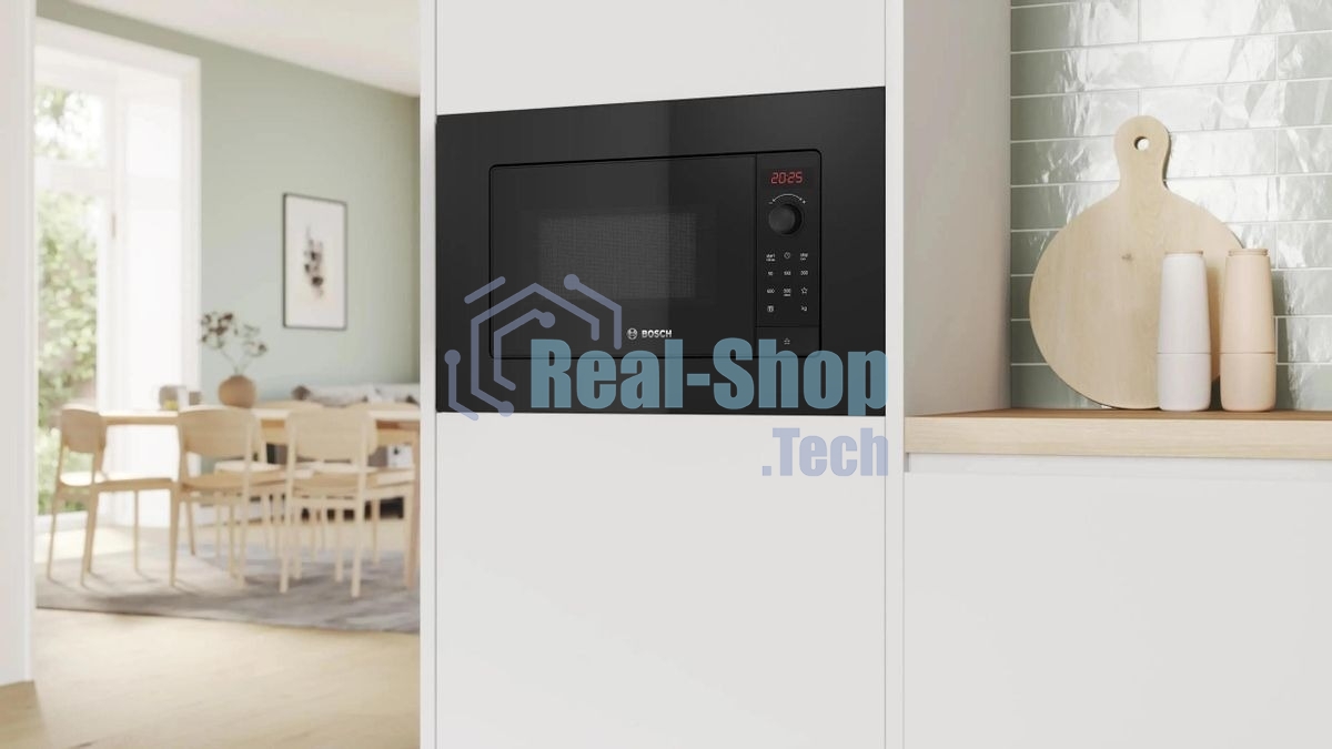 Микроволновая печь Bosch BFL623MB4 черный (встраиваемая)