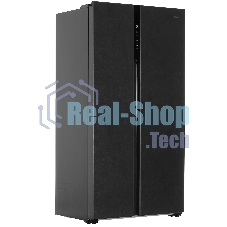 Холодильник Haier HRF541DY7RU серый двухкамерный 337/167л морозилка сбоку, No Frost, Side by Side