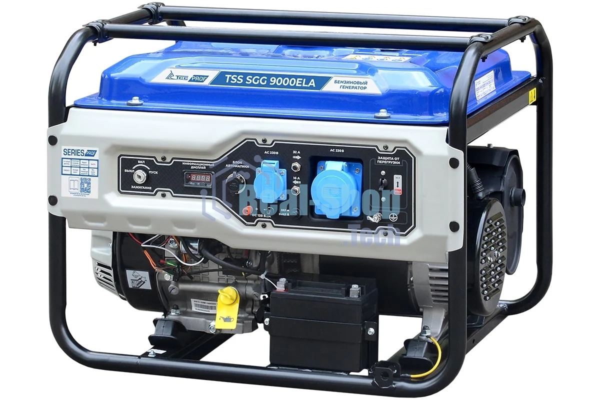 Электрогенератор бензиновый ТСС TSS SGG 9000ELA, 8.5 кВт, 80 дБ, 88кг