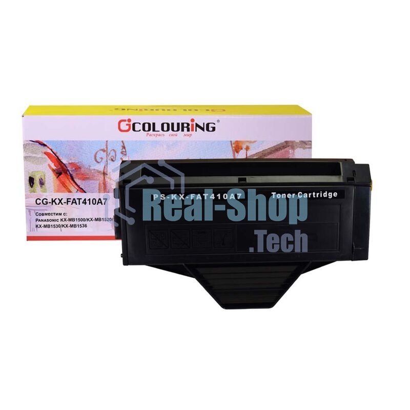 Картридж Colouring CG-KX-FAT410A7 черный (2500 копий) для принтеров Panasonic KX-MB1500/KX-MB1520/KX-MB1530/KX-MB1536