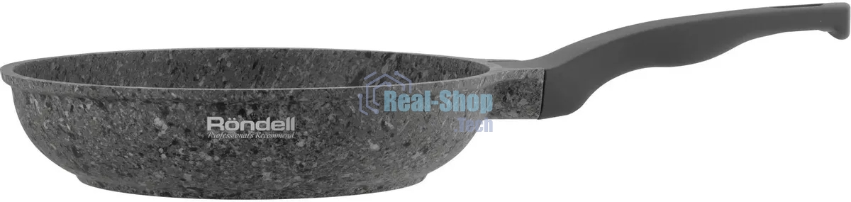 Сковорода Rondell Granit Carrara RDA-1845, 26 см, без крышки, серый