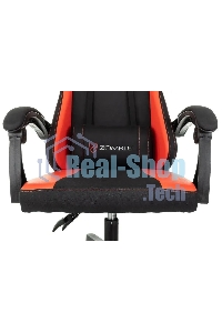 Кресло игровое Zombie Rudger черный/красный