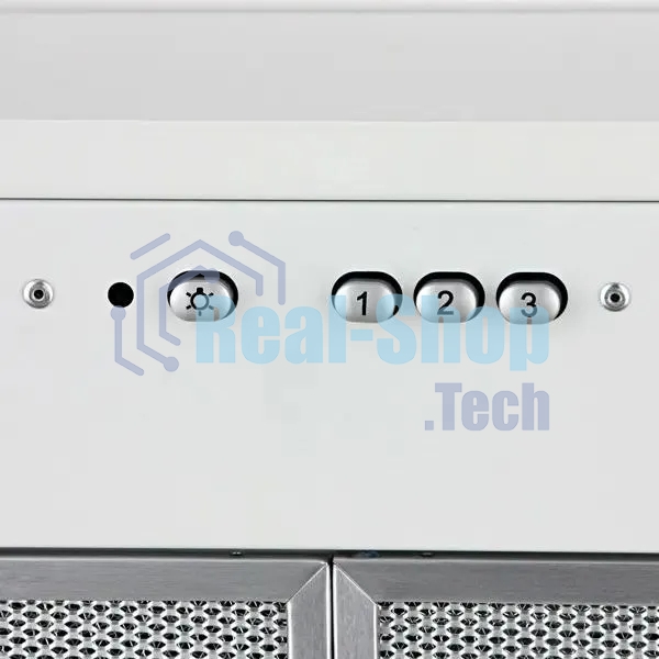 Вытяжка встраиваемая Elikor Flat 72П-650-К3Д белый, 72 см, 650 куб. м/ч, 56 дБ