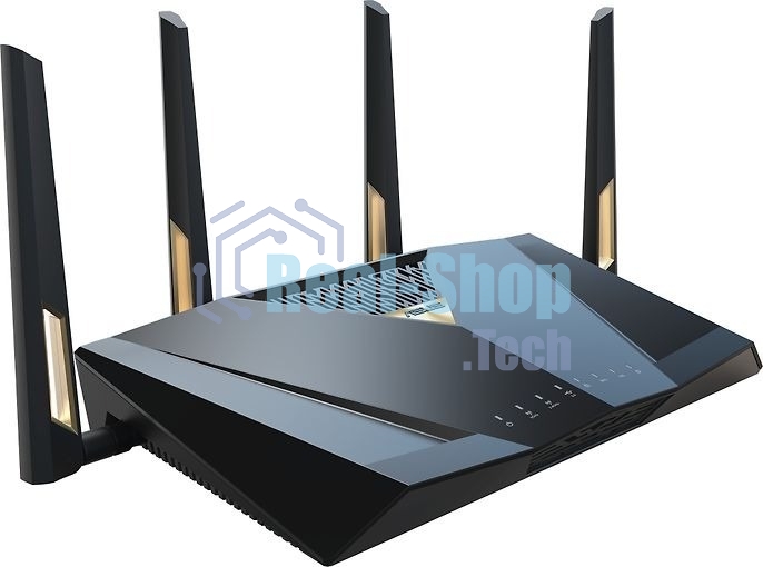 Маршрутизатор ASUS RT-BE88U, черный/желтый, 90IG08V0-MO3N0V