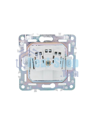 Розетка с/з без защитных шторок 16А IEK SKANDY SK-R05Gr серый