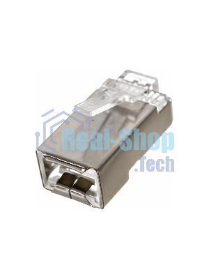 Коннектор VCOM RJ45 8P8C для FTP кабеля 5 кат. экранированные, 20 шт,