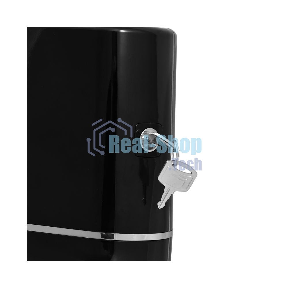 Диспенсер бумажных полотенец Puff 5135Bl, черный, с замком, ABS-пластик