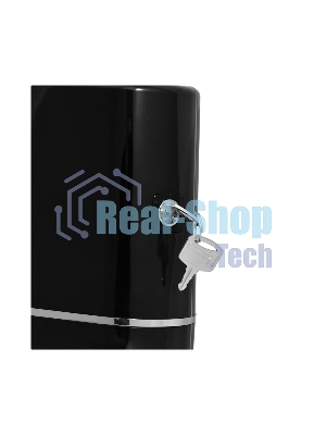 Диспенсер бумажных полотенец Puff 5135Bl, черный, с замком, ABS-пластик