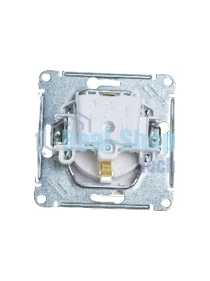 Механизм розетки 1-м СП AtlasDesign AQUA с заземл. защ. шторки с защ. крышкой 16А IP44 белый, SchE ATN440146