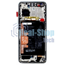 Дисплей для Huawei Nova 10 Pro в сборе с тачскрином, панелью и аккумулятором (02354YMS), белый