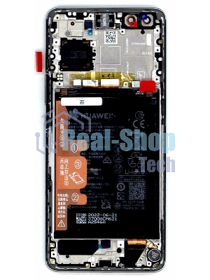 Дисплей для Huawei Nova 10 Pro в сборе с тачскрином, панелью и аккумулятором (02354YMS), белый