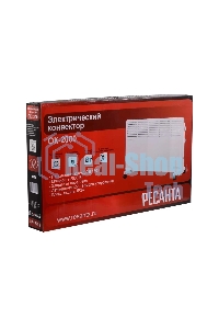 Конвектор Ресанта ОК-2000 белый, 2000 Вт, 25 м2, термостат
