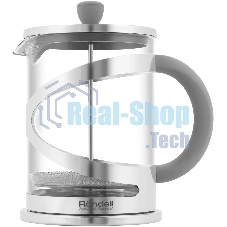 Френч-пресс Rondell Crystal Grey RDS-1669 (ST) стальной