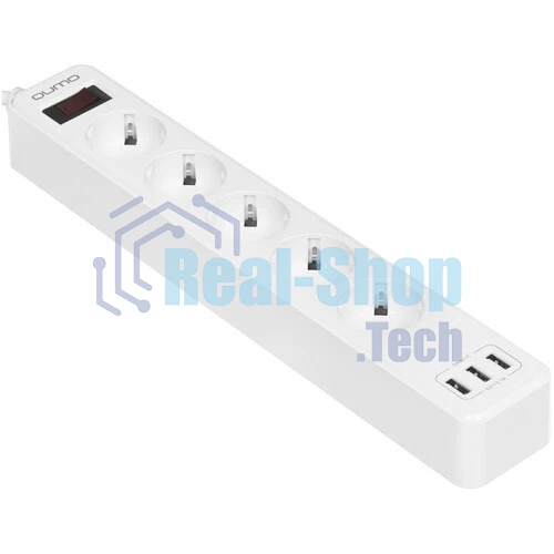 Сетевой фильтр QUMO Power Bar 5SP4U (P-0005), белый