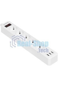 Сетевой фильтр QUMO Power Bar 5SP4U (P-0005), белый