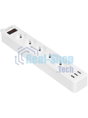 Сетевой фильтр QUMO Power Bar 5SP4U (P-0005), белый