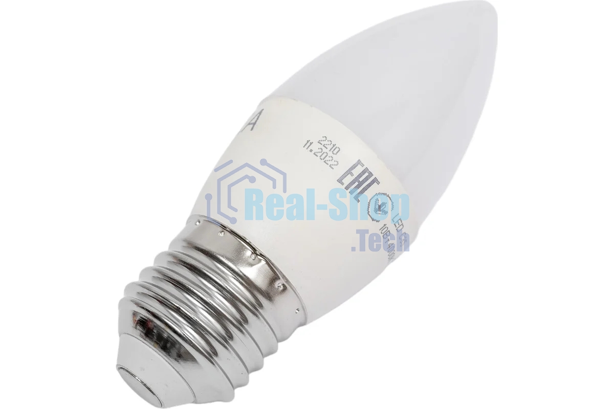 Лампа светодиодная GENERICA LL-C35-10-230-40-E27-G C35 10 Вт свеча 4000К E27 230В