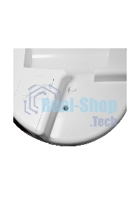 Фен для волос настенный Puff 1202, белый