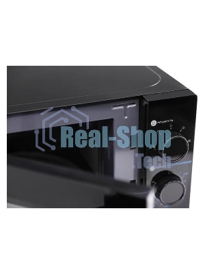 Микроволновая печь HOME HMM207BB черный, 20 л, 700 Вт, переключатели - поворотный механизм
