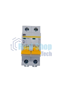 Выключатель автоматический модульный 2п C 10А 4.5кА ВА47-29 ИЭК MVA20-2-010-C