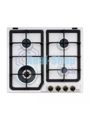 Газовая варочная поверхность DeLonghi BF 46 PRO RUS, 4 конфорки, эмаль, 8000 Вт